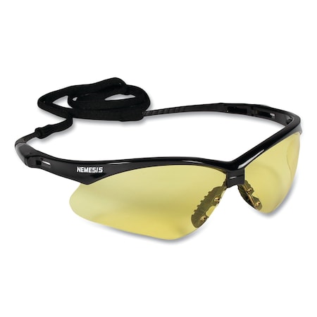 Safety Glasses, Amber Dual Polycarbonate Lens, 99.9% UVA/UVB/UVC